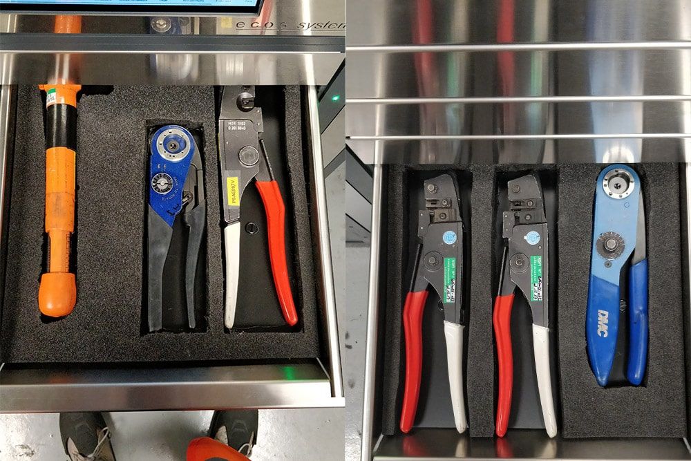 Gestion des outils avec le système de compartiments à tiroirs ecos