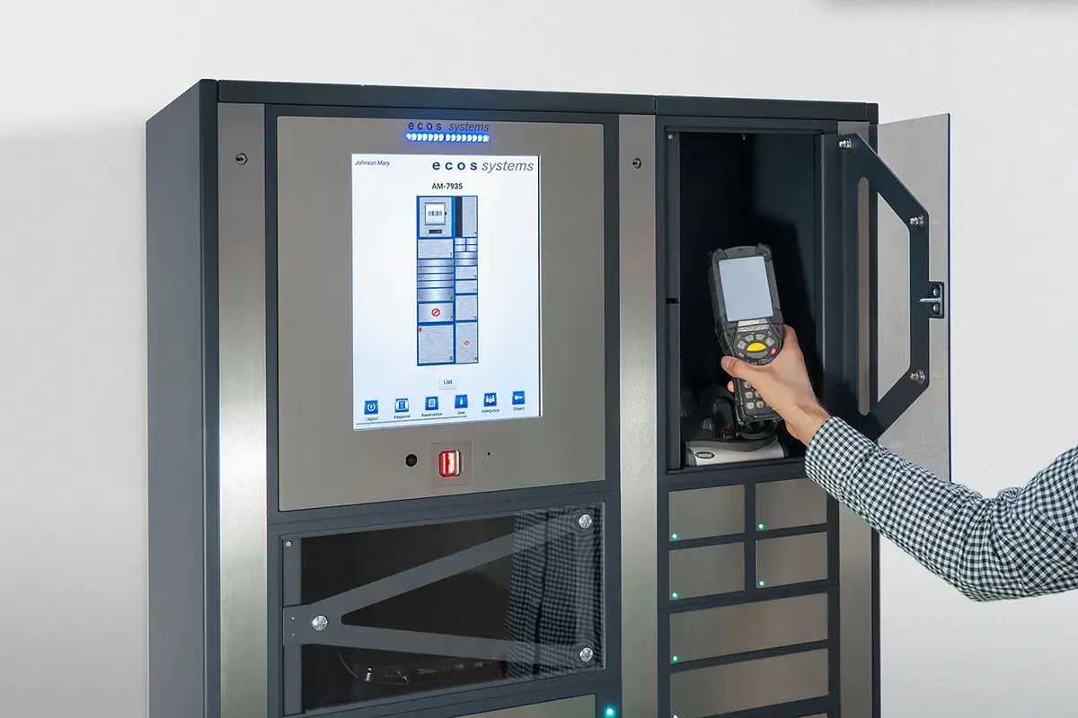 Zebra scanner locker