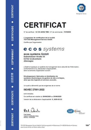 ISO 27001 certificat 2026