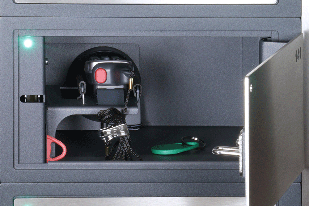 Locker system with charging function - 12 Volt