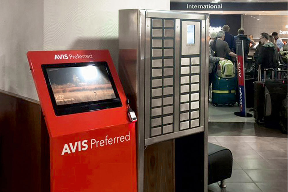 ecos visitor terminal in AVIS