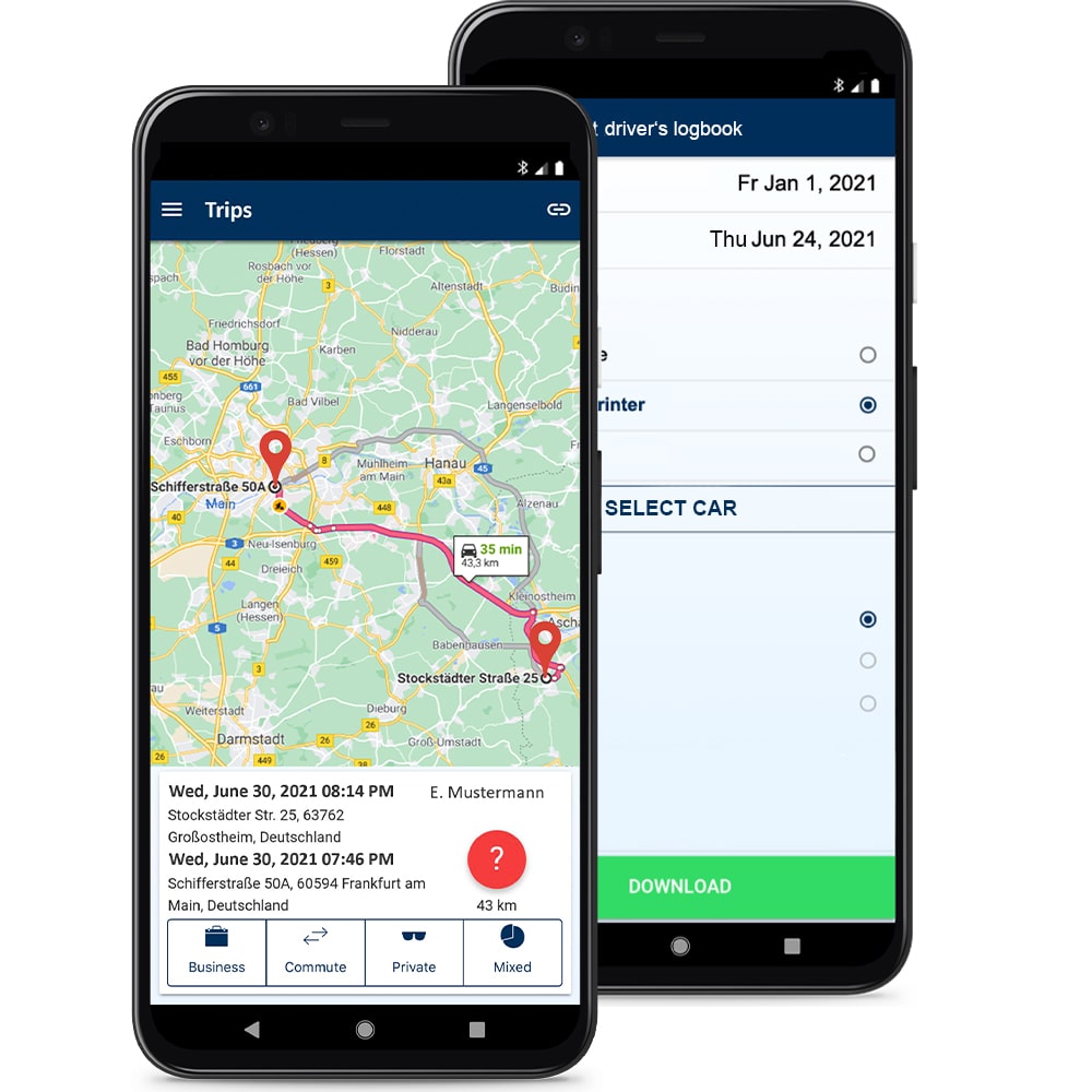 The digital driver’s logbook on your smartphone