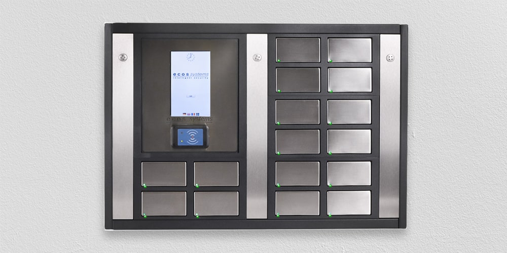 wall-mounted-electronic-locker-in-stainless-steel